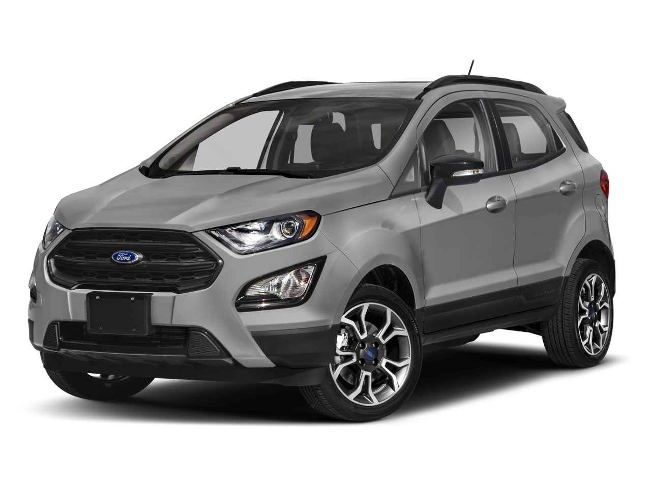 2020 Ford EcoSport SES in Silver Metallic — front three-quarter view