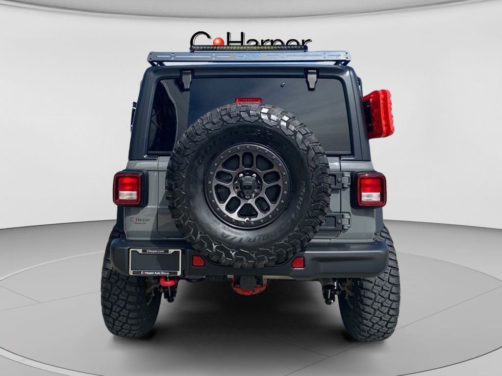 2021 Jeep Wrangler — rear three-quarter view